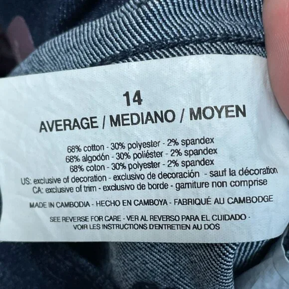 Gloria Vanderbilt Amanda Women's 14 High-Rise Slimming Jeans Tapered Leg n1238 - Picture 11 of 13